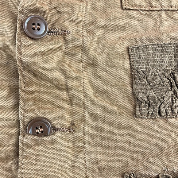Vintage 80s WORLD FAMOUS Hunting Outdoor Vest Mens (XL) Cotton Pockets Hong Kong - Picture 6 of 7